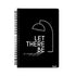 Let There Be Light - Notebook (Black)